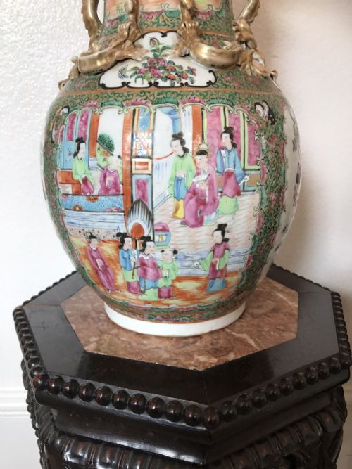 CANTON VASES CIRCA 1880 - ADDITIONAL PHOTO 6