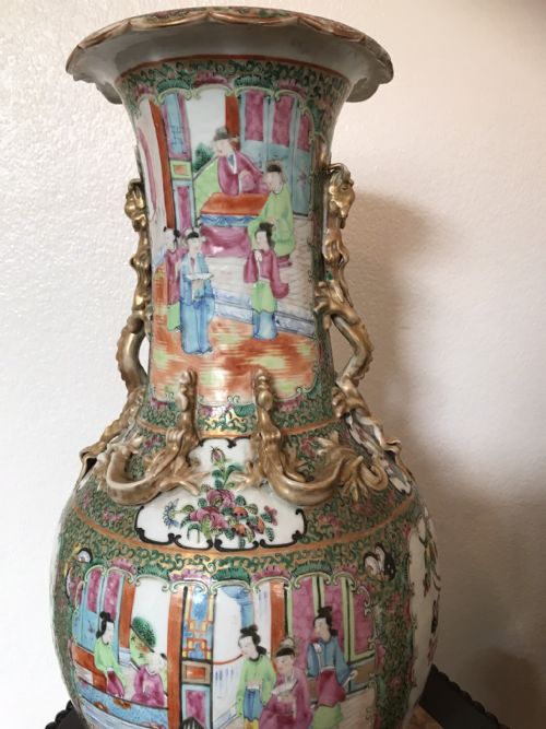 CANTON VASES CIRCA 1880 - ADDITIONAL PHOTO 8