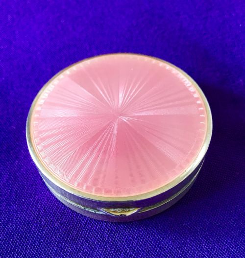 Hallmarked Silver Compact Circa 1938