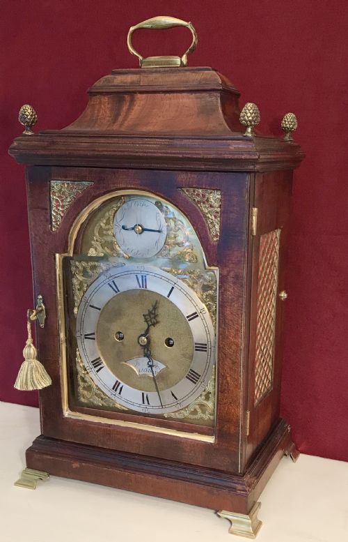 Georgian 8 Day  Striking Bracket Clock, or Table Clock Circa 1775
