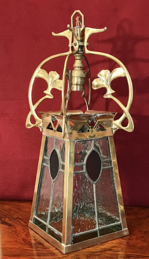Art Nouveau Lantern, Lamp, Circa 1890 / 1910
