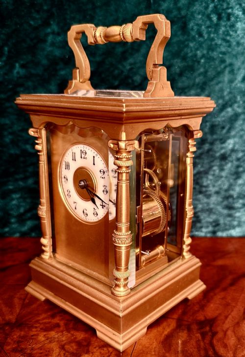 Very Unusual Carriage Clock Circa 1900