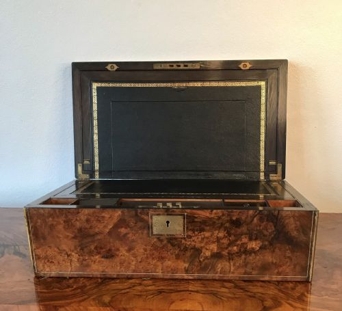 Superb Quality Victorian Stationary Box Circa 1875