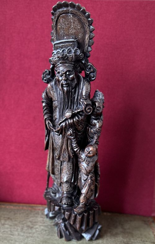 Chinese Figure of a Dignitary, Circa 1880