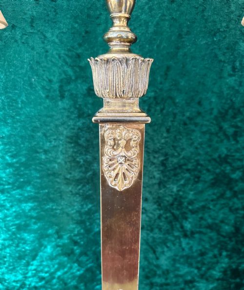 TWIN BRANCH LAMP CIRCA1920 - ADDITIONAL PHOTO 3