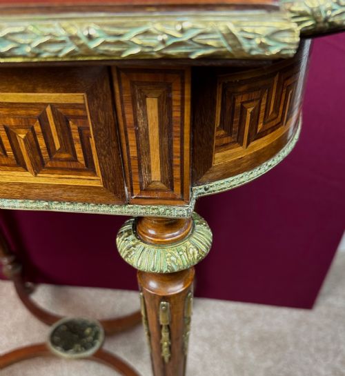 MARQUETRY POUDREUSE CIRCA 1875 WORKDRESSING TA - ADDITIONAL PHOTO 3