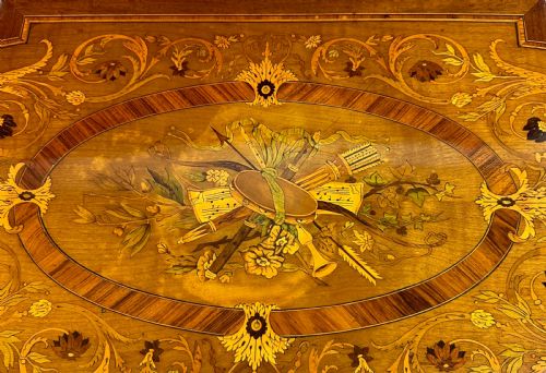 MARQUETRY POUDREUSE CIRCA 1875 WORKDRESSING TA - ADDITIONAL PHOTO 7