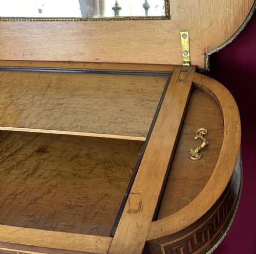 MARQUETRY POUDREUSE CIRCA 1875 WORKDRESSING TA - ADDITIONAL PHOTO 1