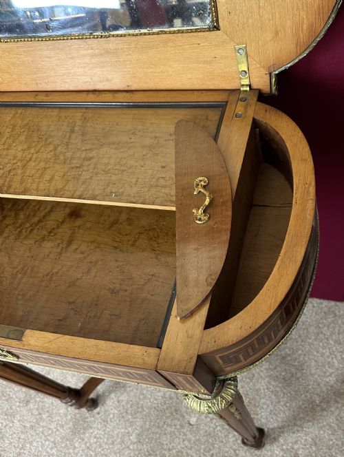 MARQUETRY POUDREUSE CIRCA 1875 WORKDRESSING TA - ADDITIONAL PHOTO 2