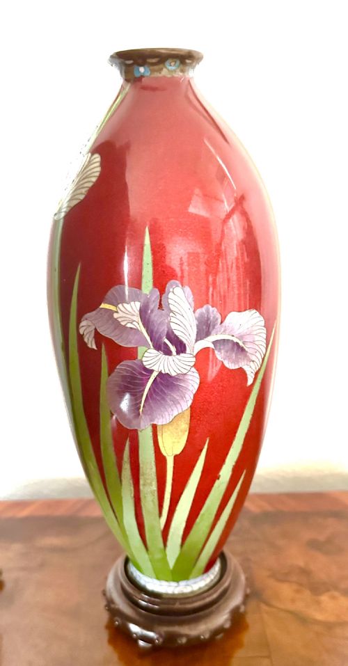 Cloisonné Vase. Meiji Period Circa 1900