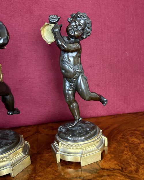 fig 1. Bronze infant musicians, circa 1880