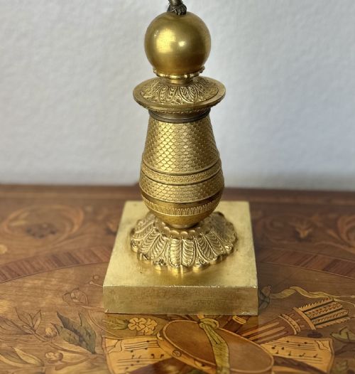 TOLE PEINTE LAMP CIRCA 1850 - ADDITIONAL PHOTO 4