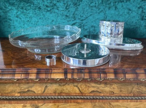 WMF OVAL PEDESTAL STAND CIRCA 1900 - ADDITIONAL PHOTO 5