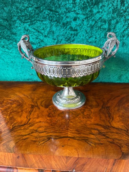 WMF PEDESTAL TWIN HANDLED BOWL CIRCA 1900 - ADDITIONAL PHOTO 1