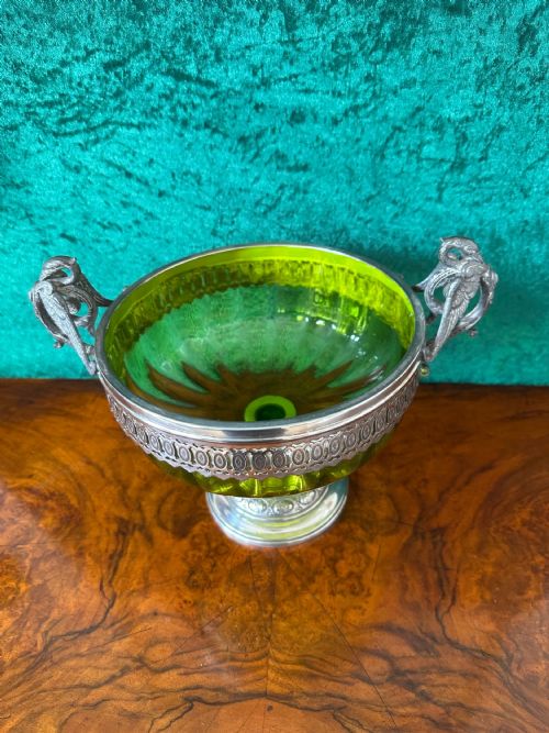 WMF PEDESTAL TWIN HANDLED BOWL CIRCA 1900 - ADDITIONAL PHOTO 2