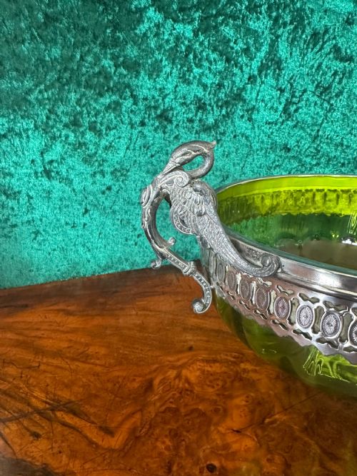 WMF PEDESTAL TWIN HANDLED BOWL CIRCA 1900 - ADDITIONAL PHOTO 4