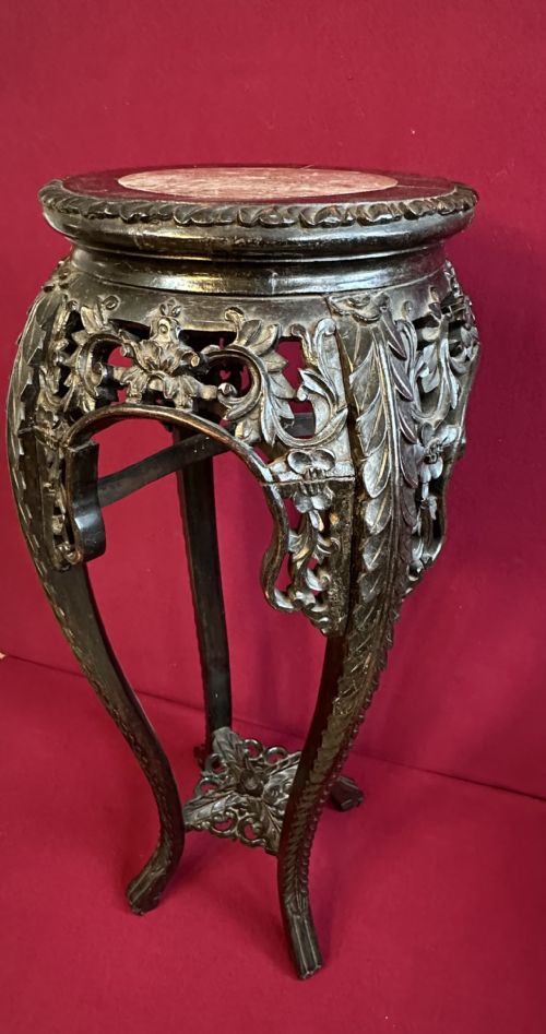 A CHINESE PLANTER CIRCA 1910JARDINIERE STAND PEDESTAL - ADDITIONAL PHOTO 1