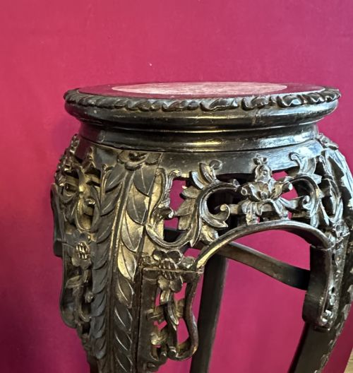 A CHINESE PLANTER CIRCA 1910JARDINIERE STAND PEDESTAL - ADDITIONAL PHOTO 3