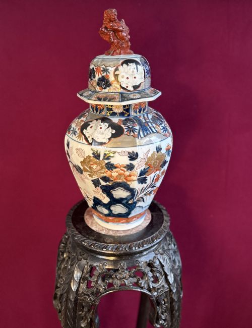 A CHINESE PLANTER CIRCA 1910JARDINIERE STAND PEDESTAL - ADDITIONAL PHOTO 6