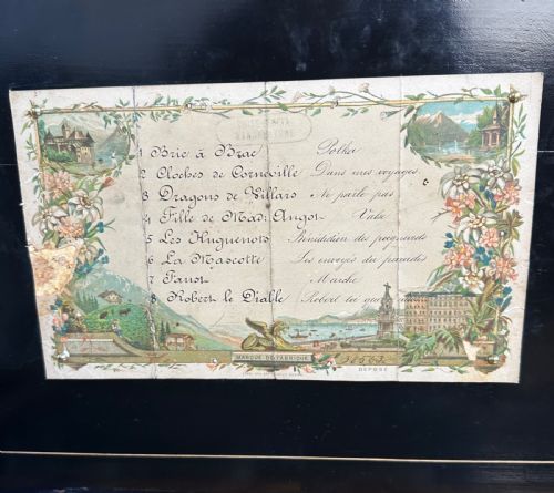 A GOOD AND LARGE VICTORIAN MUSIC BOX CIRCA 1875 - ADDITIONAL PHOTO 10