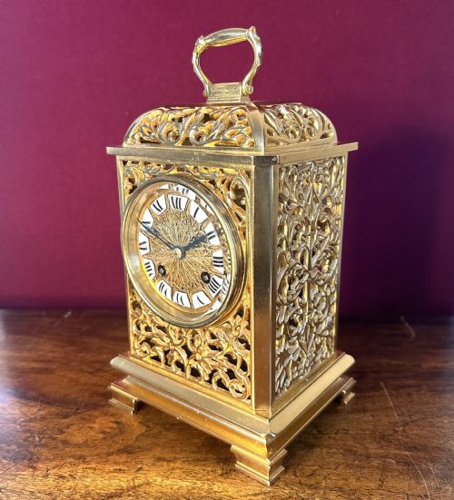 A GOOD TABLEMANTLE CLOCK CIRCA 1875