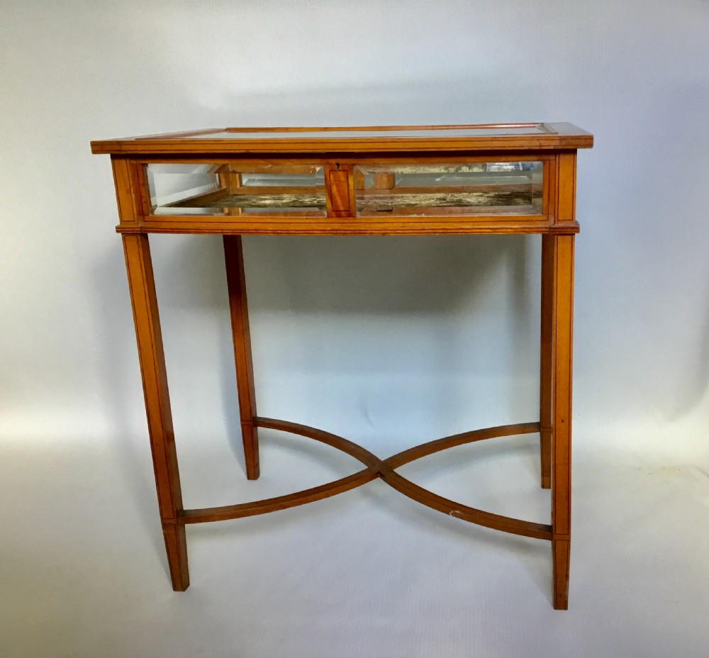 SATINWOOD BIJOUTERIE TABLE - SOLD