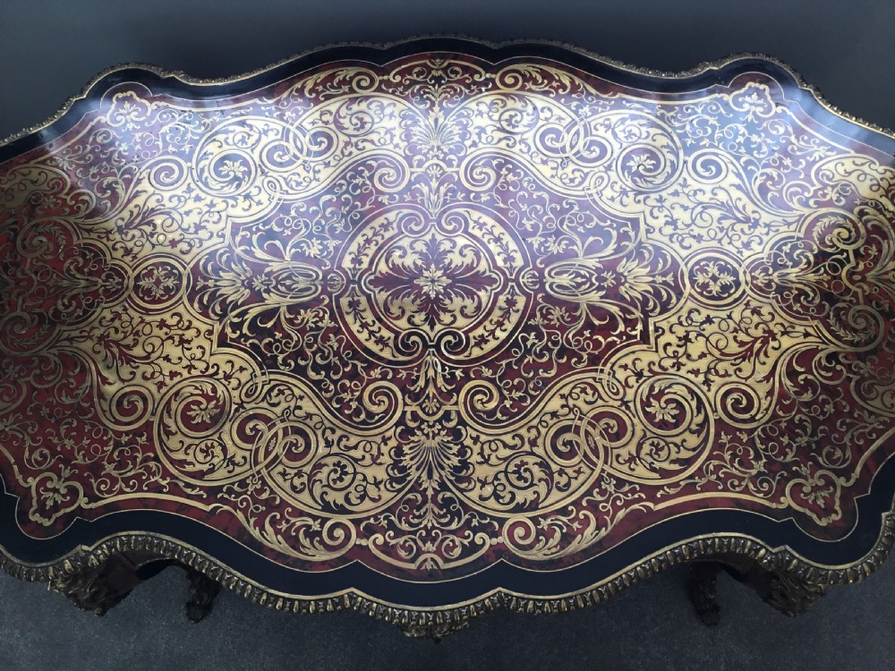 NAPOLEON lll Centre table after A.C.BOULLE Circa 1880 - SOLD View IV