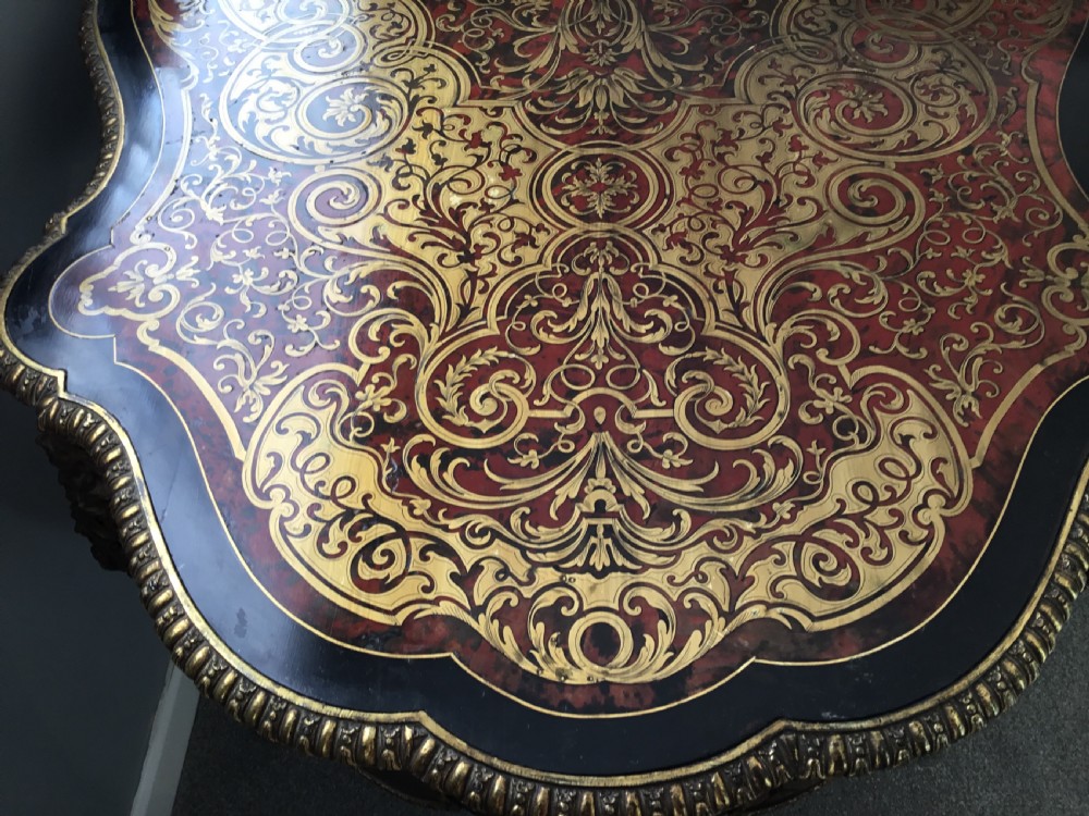 NAPOLEON lll Centre table after A.C.BOULLE Circa 1880 - SOLD View VII