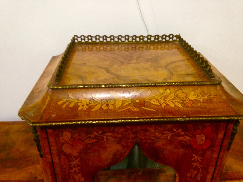 VICTORIAN WALNUT BONHEUR DU JOUR - SOLD View III