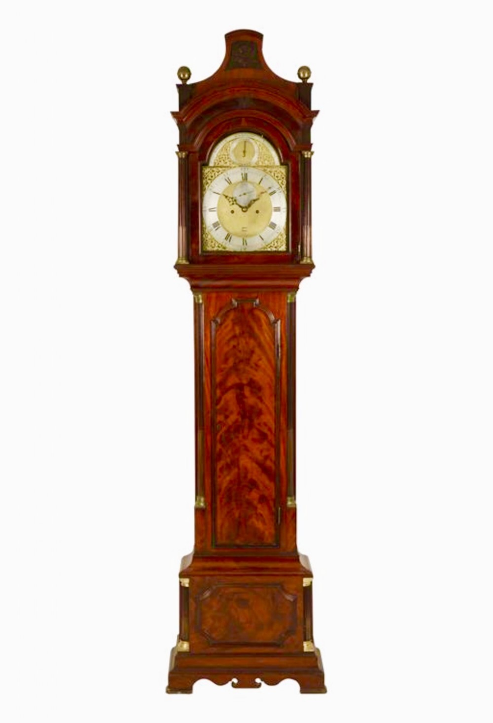 GEORGE III MAHOGANY LONGCASE CLOCK - SOLD