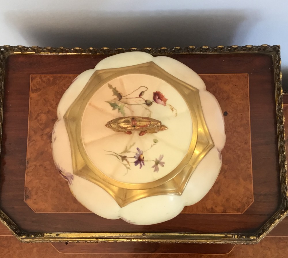 Royal Worcester melon jar circa 1898 View V