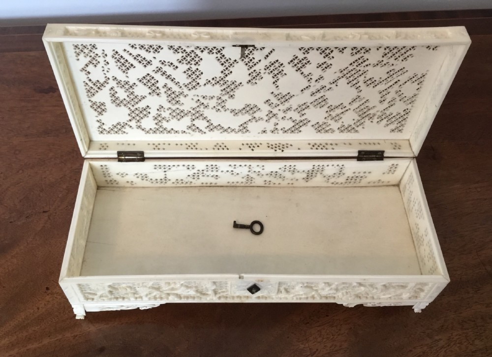  Antique Ivory Meiji period box - SOLD View III