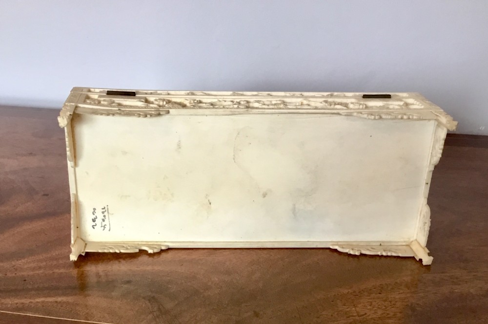  Antique Ivory Meiji period box - SOLD View IV