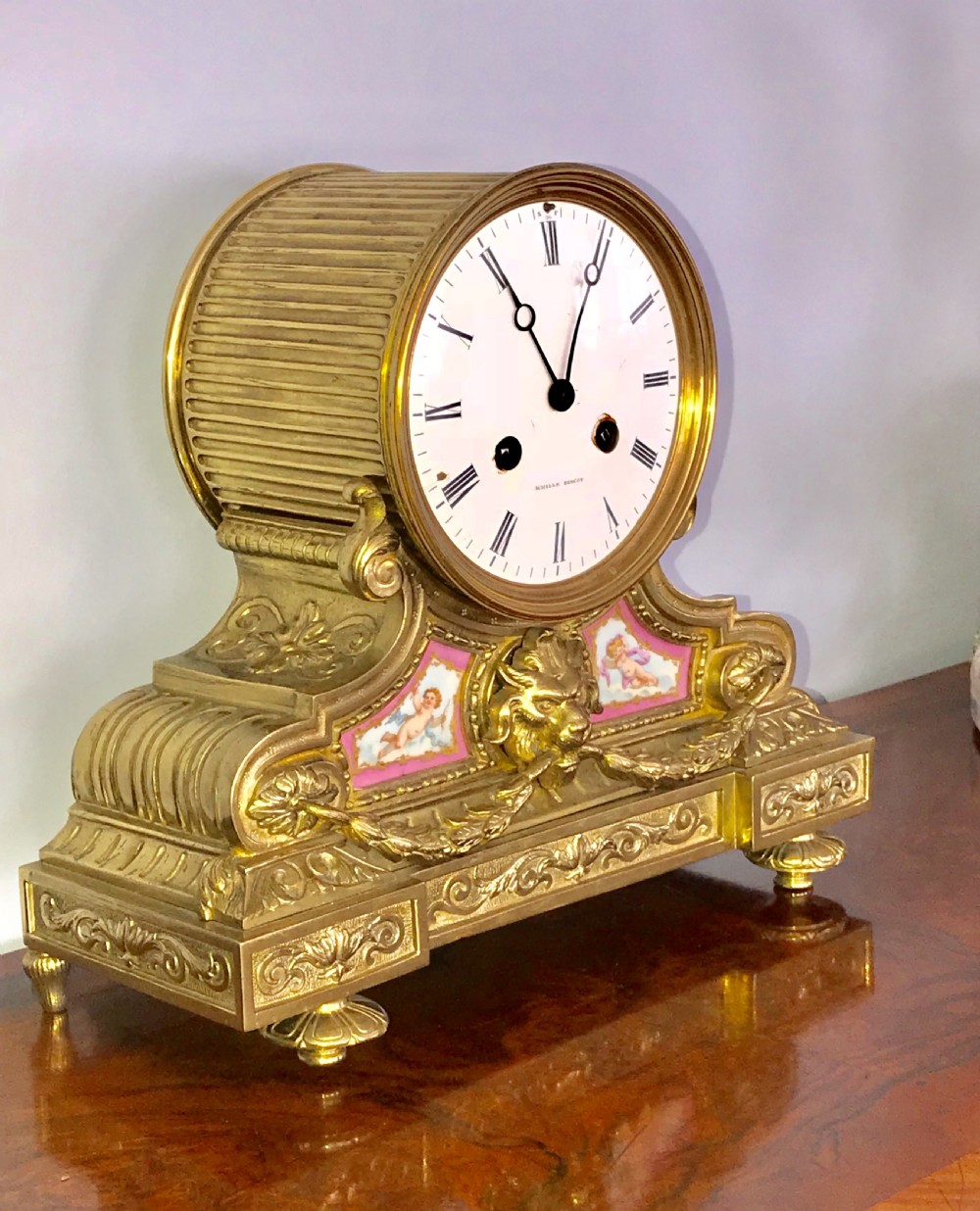 Achille  Brocot 8 Day striking mantle clock Circa 1860 View II