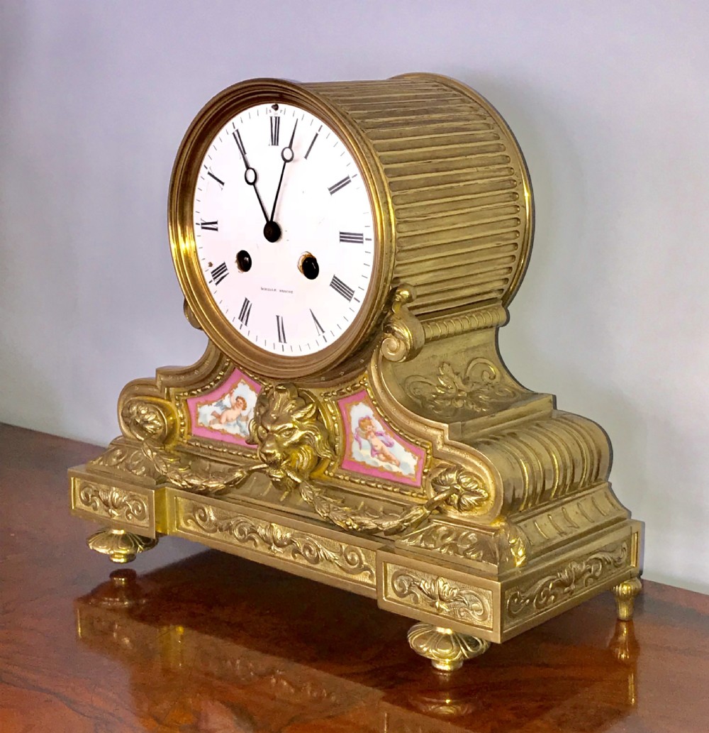 Achille  Brocot 8 Day striking mantle clock Circa 1860 View III