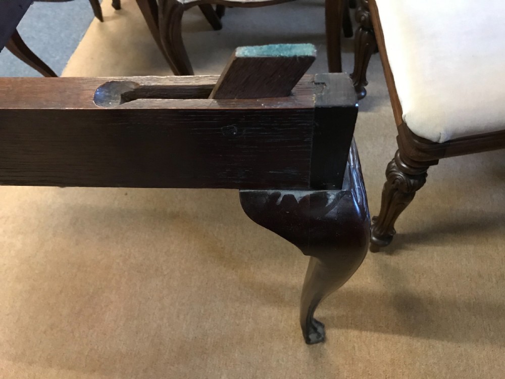 18th century Duch  mahogany games table  View IX