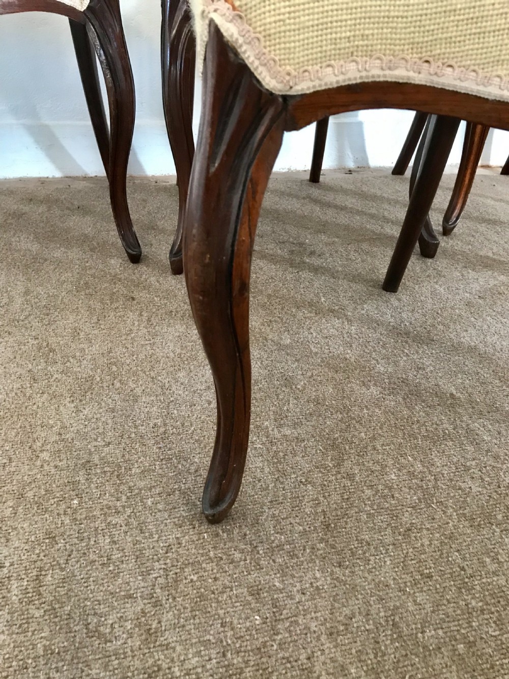 Set of 6 Victorian chairs Circa 1875  View III