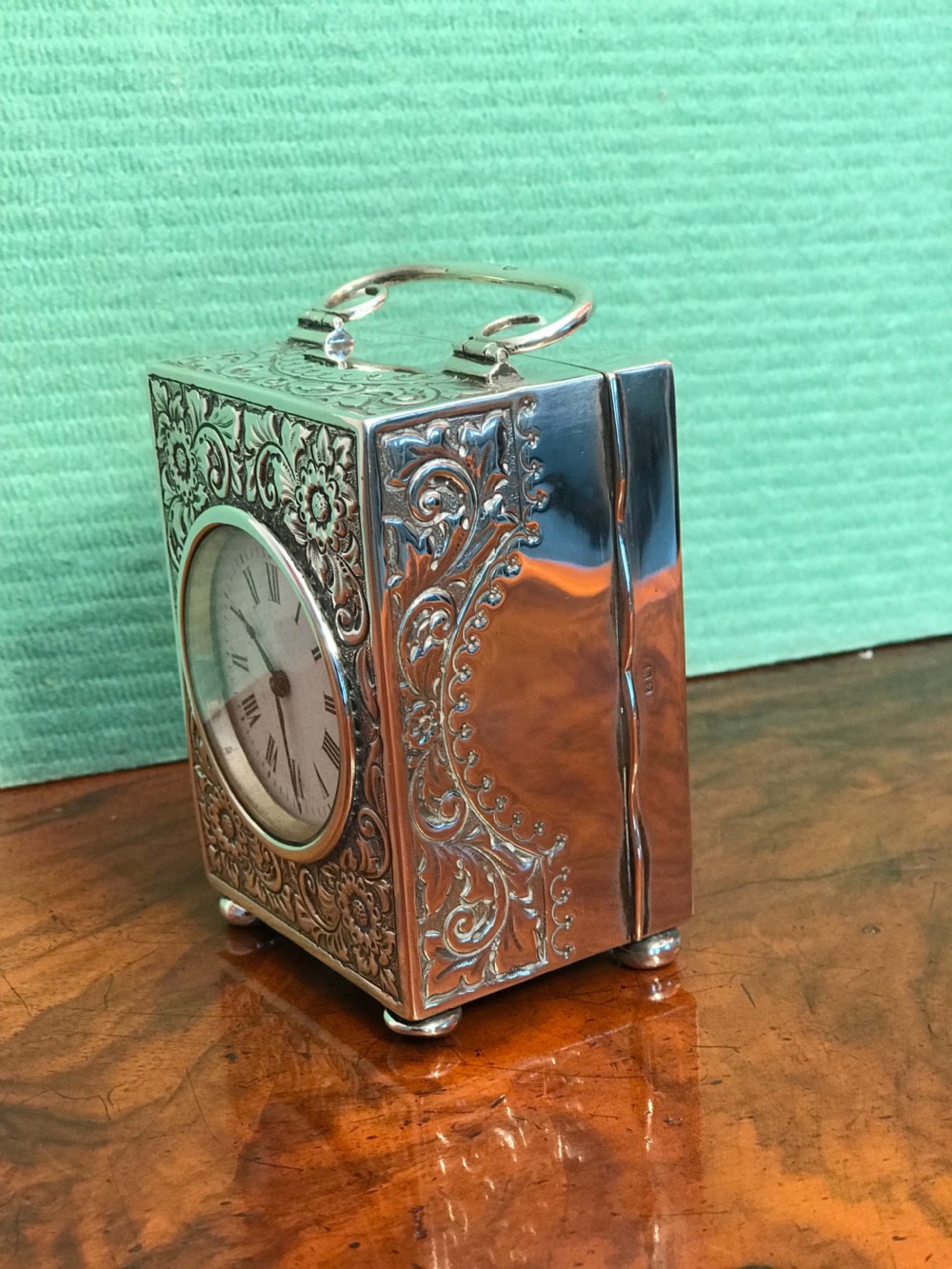Boudoir carriage clock  View V