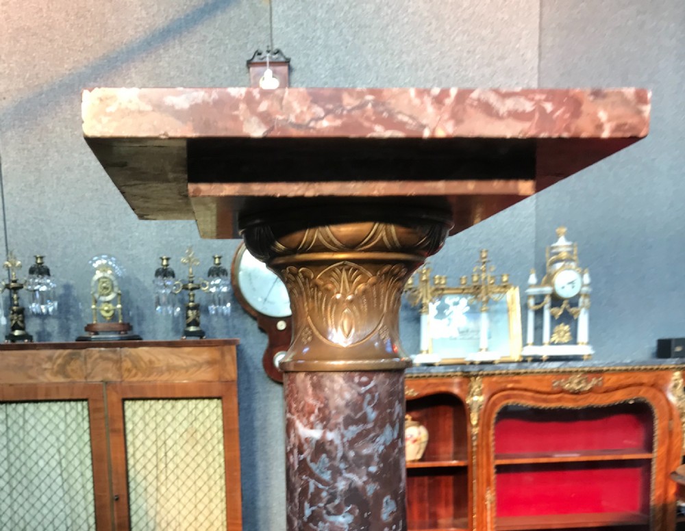  Decorative marble pedestal  View III