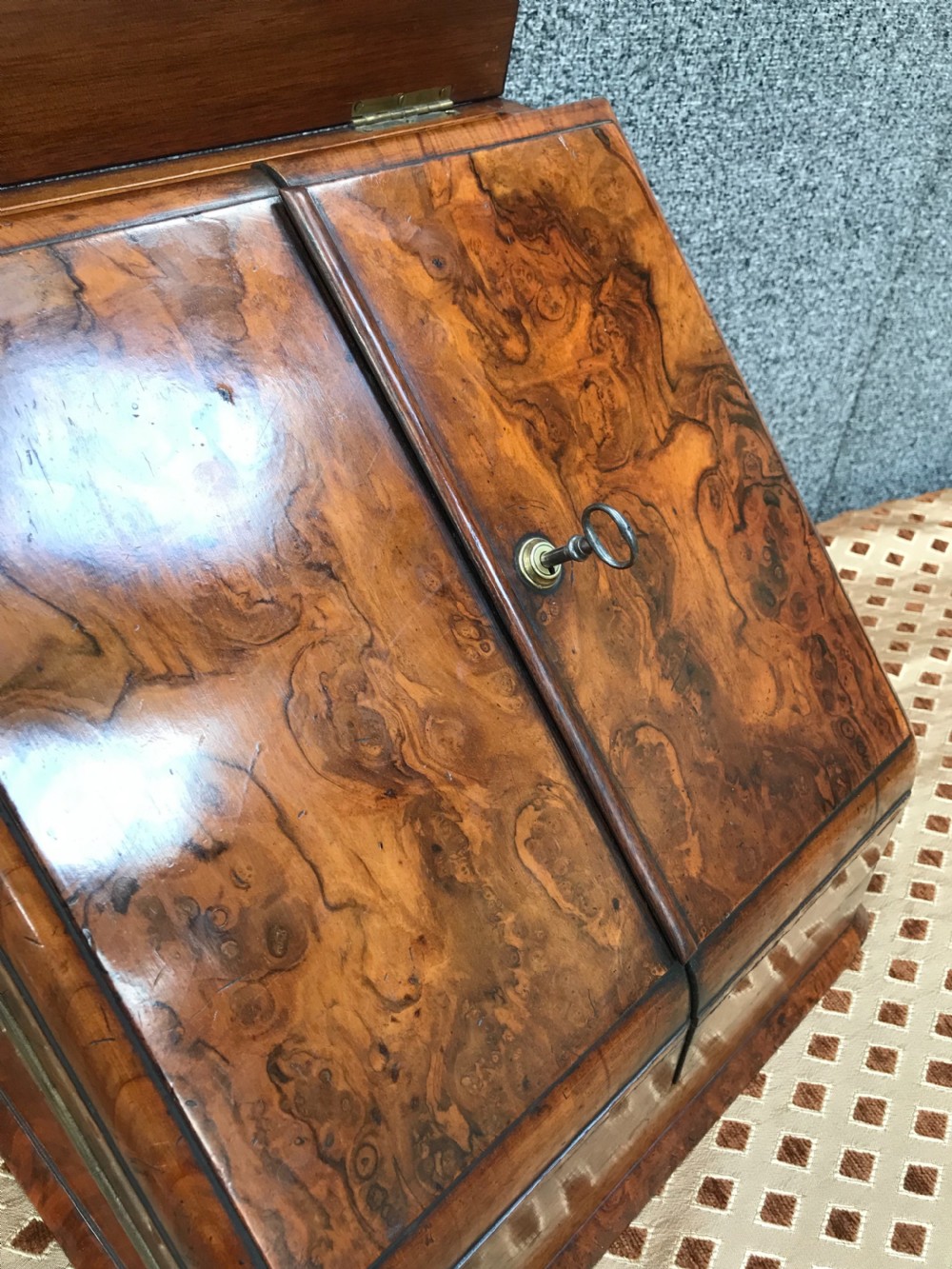 Victorian walnut stationary compendium  View IV