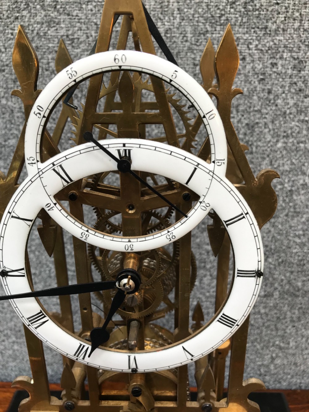  Gothic Fusee skeleton clock  View III