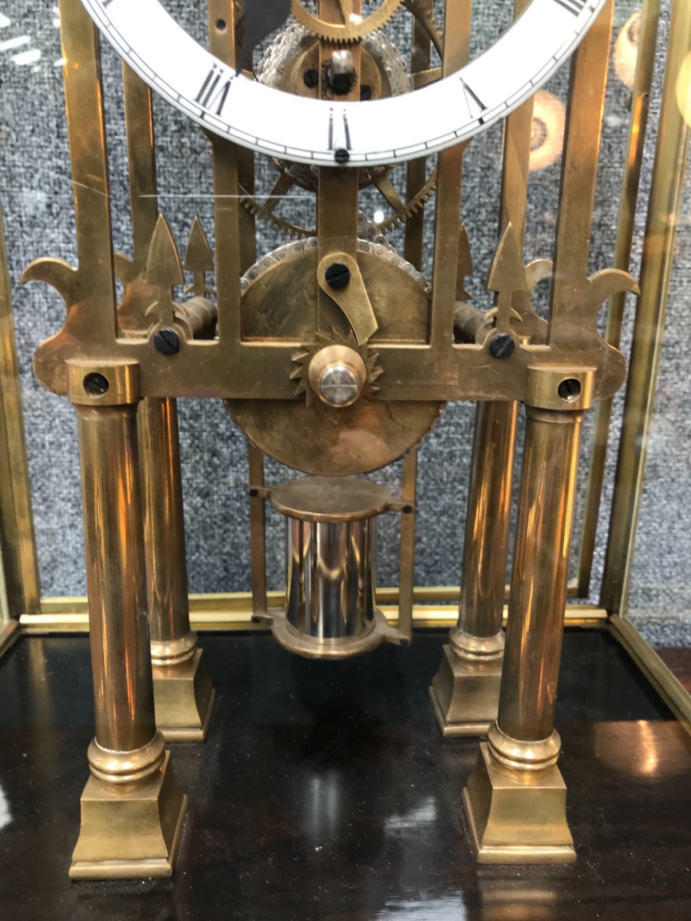  Gothic Fusee skeleton clock  View VII