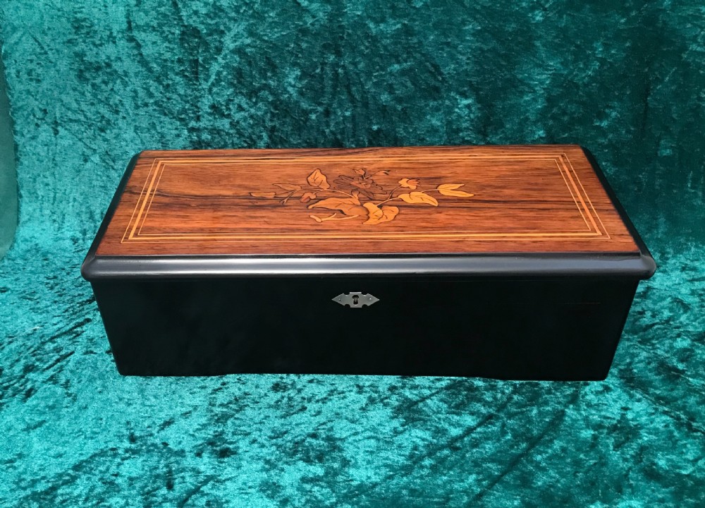  Victorian cylinder music box  View III
