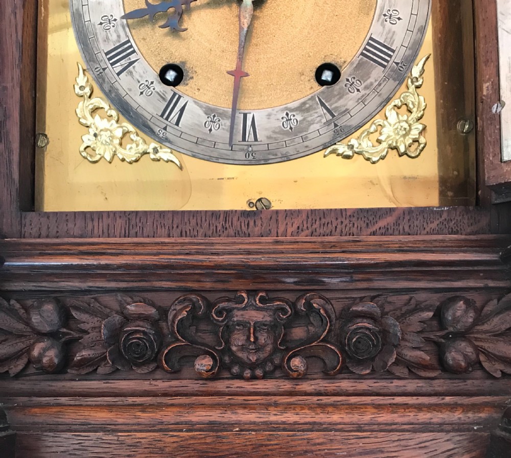 Good and large eight day striking clock View II