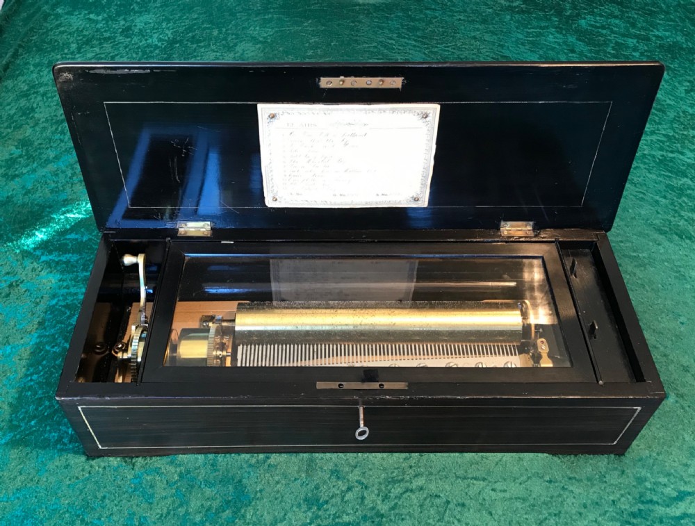 Exceptional quality Nicole Freres music box circa 1880
