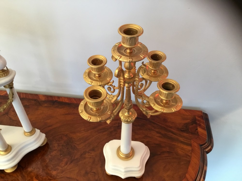 19th century clock garniture circa 1875 View III