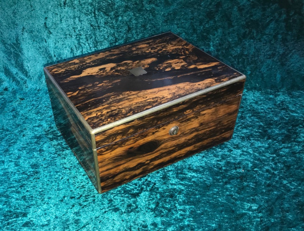 Superb PARKINGS & GOTTO coromandel stationery writing box