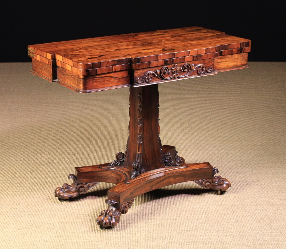Very unusual card table Irish by repute.