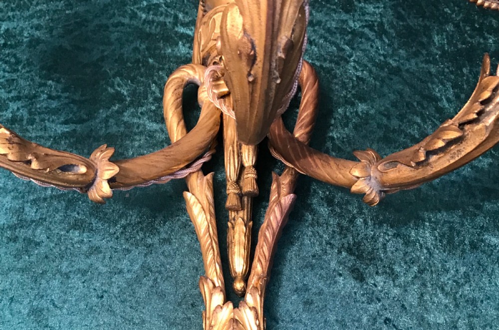 Most ornate pair of wall lights circa 1900 View V