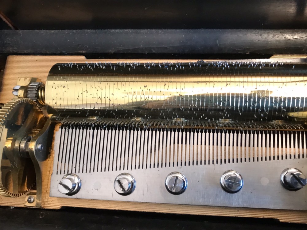 Victorian musical Music Box circa 1875 View III